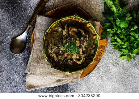 Georgian Chakapuli Dish