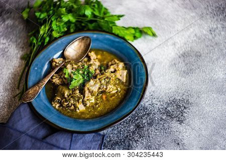 Georgian Chakapuli Dish
