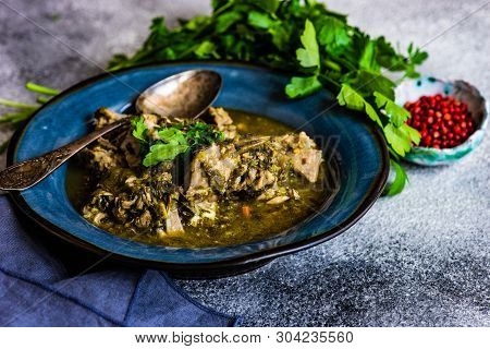 Georgian Chakapuli Dish