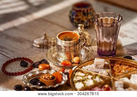 Traditional Turkish Coffee On Bayram