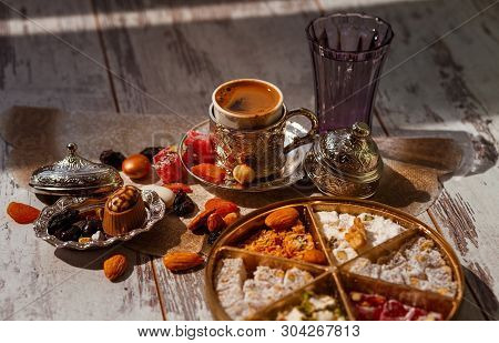 Traditional Turkish Coffee On Bayram