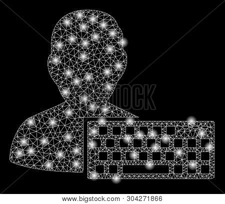 Gold Square Mosaic And Solid Coder. Vector Geographic Coder In Yellow Golden Color Tints. Abstract M
