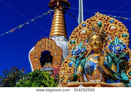 Buddhist Temple Dag Shang Kagyudag In Panillo Huesca Aragón Spain