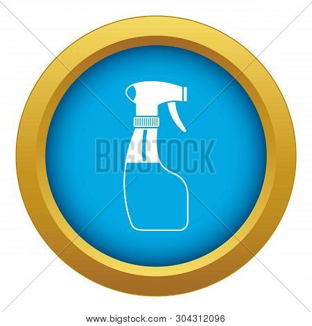 Spray Icon Blue Vector Isolated On White Background For Any Design