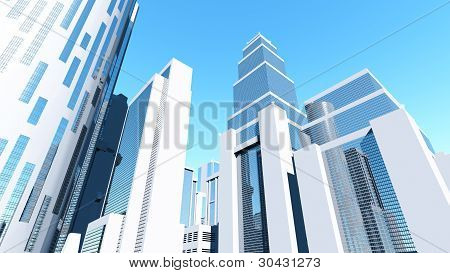 Vit Metropolis 3D render