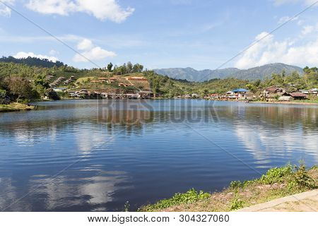 Lake In The Kuomintang Chinese Village Of Mae Aw Or Baan Rak Thai, Mae Hong Son, Thahiland