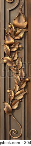 Forged Flowerof Forged Elements For Metal Gates
