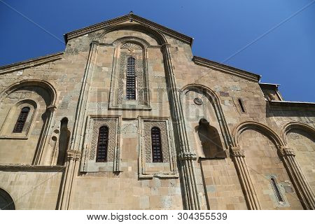 Svetitskhoveli  The Old Village And Antique Chatedral