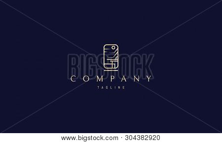 Asian House Abstract Gold Vector Logo Design