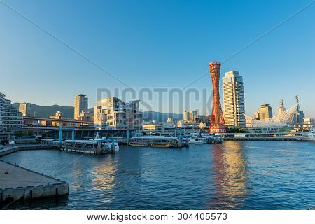Port Of Kobe In Japan