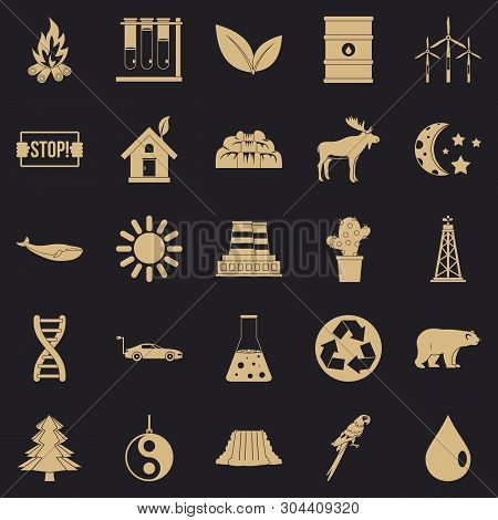 Exoplanet Icons Set. Simple Set Of 25 Exoplanet Vector Icons For Web For Any Design