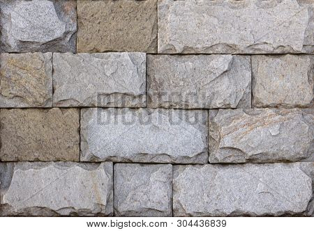 Wall Of High Quality Travertine Or Thermolith. Blank For Background Or Tile