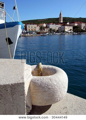 โครเอเชีย Brac เกาะ Supetar พอร์ต
