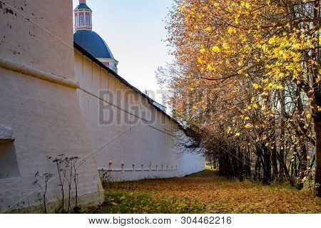 Ancient Pafnutevo-borovsky Monastery In Borovsk, Russia - October 2018