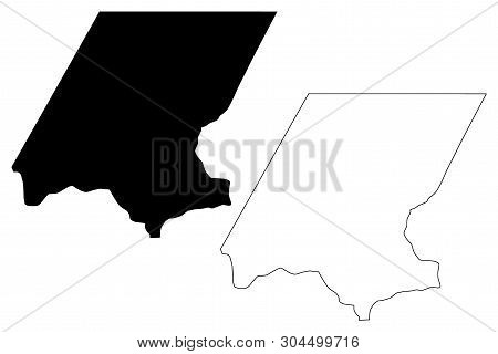 Huehuetenango Department (republic Of Guatemala, Departments Of Guatemala) Map Vector Illustration, 
