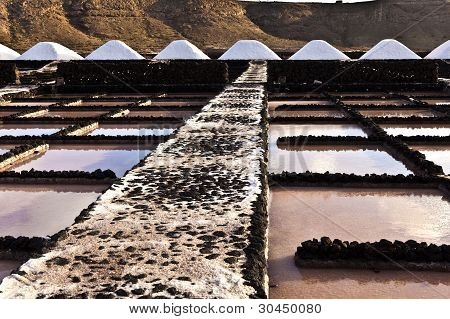 Sól rafinerii, soli z Janubio, Lanzarote