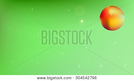 Fresh Space Fantasy. Background Texture, Smoot. Elementary Colorific Illustration.  Lime Colored Bac