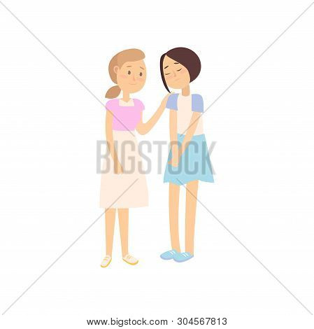 One Of Girlfriend Is Calm Down Another Sad Girl