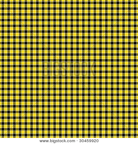 Plaid เลือกสีดำ สีเหลือง & สีขาว