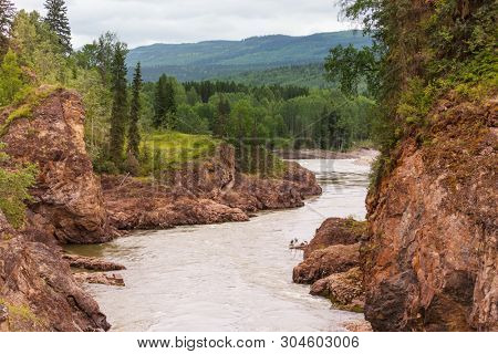 Canadian landscapes of the Klondike 