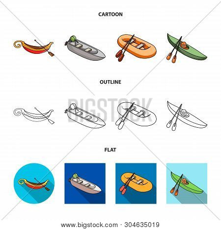 Vector Illustration Of Sail And Sea Sign. Collection Of Sail And Regatta Stock Vector Illustration.