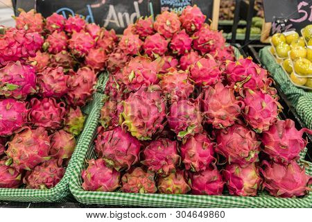 Ubud, Bali, Indonesia - February 26, 2019: Downtown Pedang Tegal, Ji. Hanoman Street, Commercial Dis