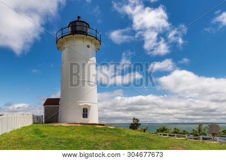 Nobska Point Lighthouse, Cape Cod, Massachusetts, Usa.
