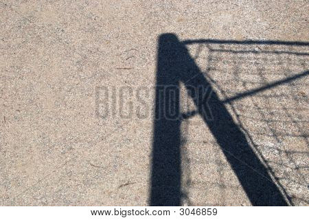 Shadow Of A Soccer Goal