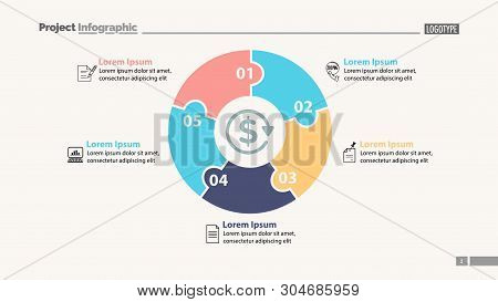 Colorful Jigsaw Puzzle Cycle Chart Template.business Data. Graph, Chart, Design. Creative Concept Fo