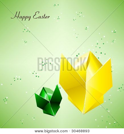 Origami påskeharen