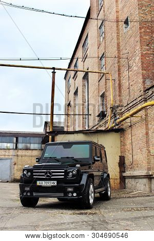 September 4, 2012, Kyiv. Mercedes-benz G55 Amg. Suv In The City