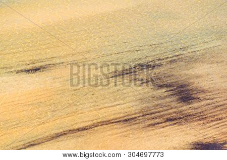 Natural Pattern In The Shallow Under The Eagle Bluff Lookout - Denham, Wa, Australia