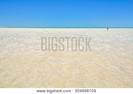 Low Tide At Shell Beach - Denham, Wa, Australia