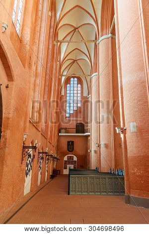 Luneburg, Germany - November 03, 2018: Interior Of St. Michaelis Church In Luneburg