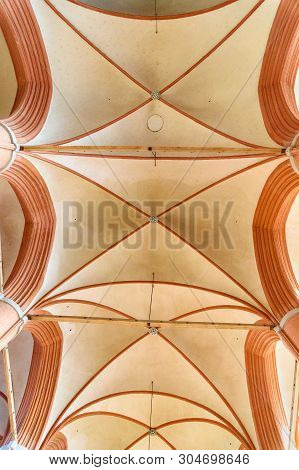 Luneburg, Germany - November 03, 2018: Interior Of St. Michaelis Church In Luneburg