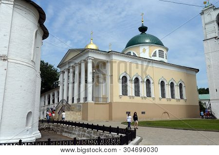 Yaroslavl, Russia - June 23, 2018: Church Of The Wonderworkers From Yaroslavl In Yaroslavl State Ist
