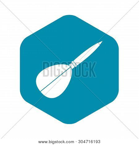 Arrow To Play Dart Icon. Simple Illustration Of Arrow To Play Dart Vector Icon For Web