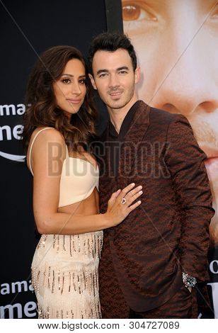 Kevin Jonas and Danielle Jonas at the premiere of Amazon Prime Video's 'Chasing Happiness' held at the Regency Bruin Theatre in Westwood, USA on June 3, 2019.