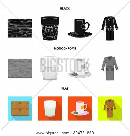 Vector Design Of Dreams And Night Symbol. Set Of Dreams And Bedroom Vector Icon For Stock.