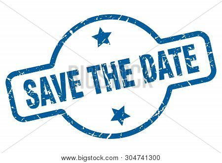 Save The Date Vintage Stamp. Save The Date Sign