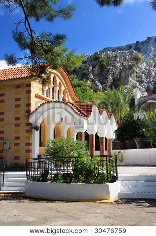 Grèce. Rhodes. Monastère de l'homme de Nektariy sacré