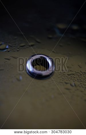Nikel Hole Macro Background Wallpaper High Quality Prints 50,6 Megapixels