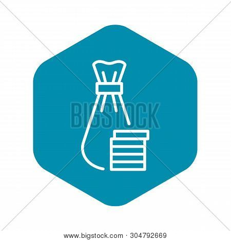 Jewish Money Bag Icon. Outline Jewish Money Bag Vector Icon For Web Design Isolated On White Backgro
