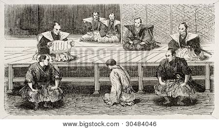 ถูกกล่าวหาว่าชายหน้าคำฟ้องร้องของเขาในระหว่างคดีญี่ปุ่น สร้าง โดย Crepon เผยแพร่เมื่อ Le T