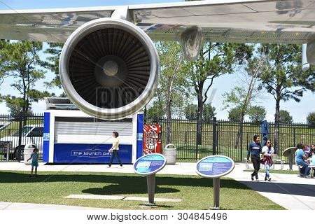 Houston, Tx - Apr 19: Nasa 905 At Space Center In Houston Texas On April 19 2019. Its A Science And 
