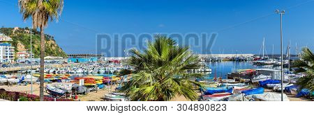 Yachts And Boats In Club De Vela Blanes. Blanes