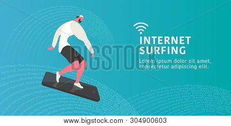 Young Modern Man On Vector Photo Free Trial Bigstock