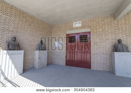 Cordoba, Spain - May 30th, 2019: Los Califas Bullring Cordoba, Spain. Great Matadors Gallery