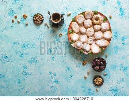 Holidays Cookies Maamoul - Arab Dessert Usually Made A Few Days Before Eid Al-fitr, Easter, And Puri