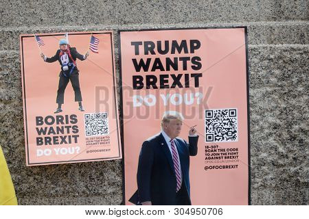 London, United Kingdom, June 4th 2019:- Protesters Gather In Trafalgar Sqaure To Protest The State V